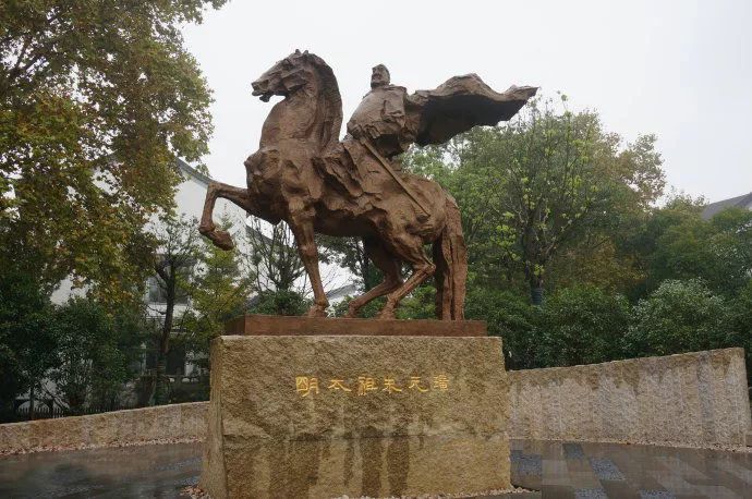 西安明太祖朱元璋图,古泗州城朱元璋