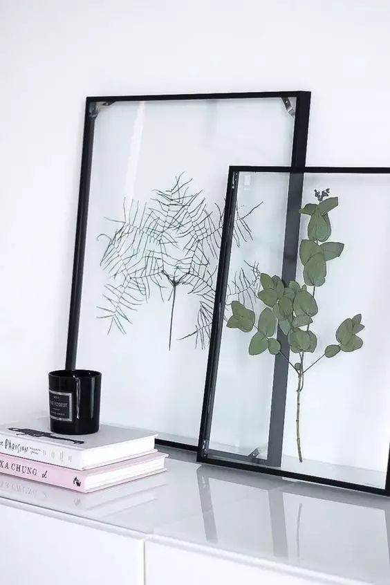 干花制作手工画,做手工diy干花