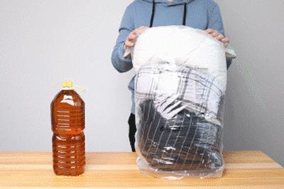 真空压缩袋压缩衣物,不用插电真空收纳压缩袋