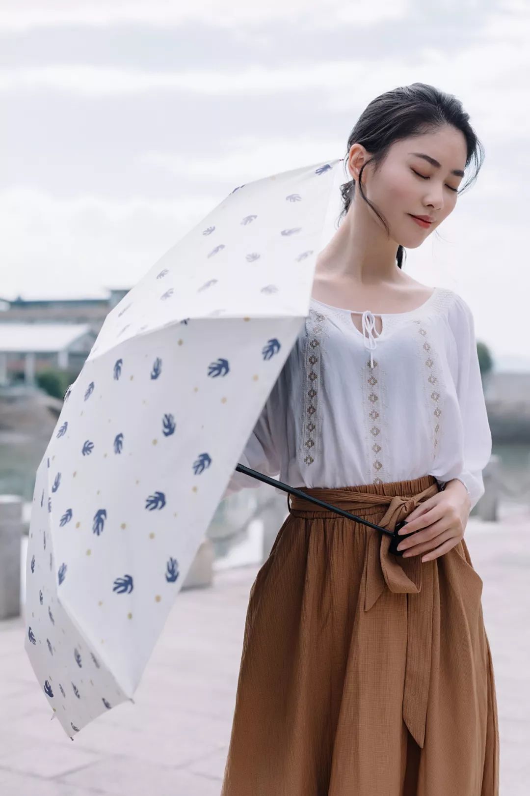 日本变态雨伞图案,防紫外线太阳伞小巧便携颜值