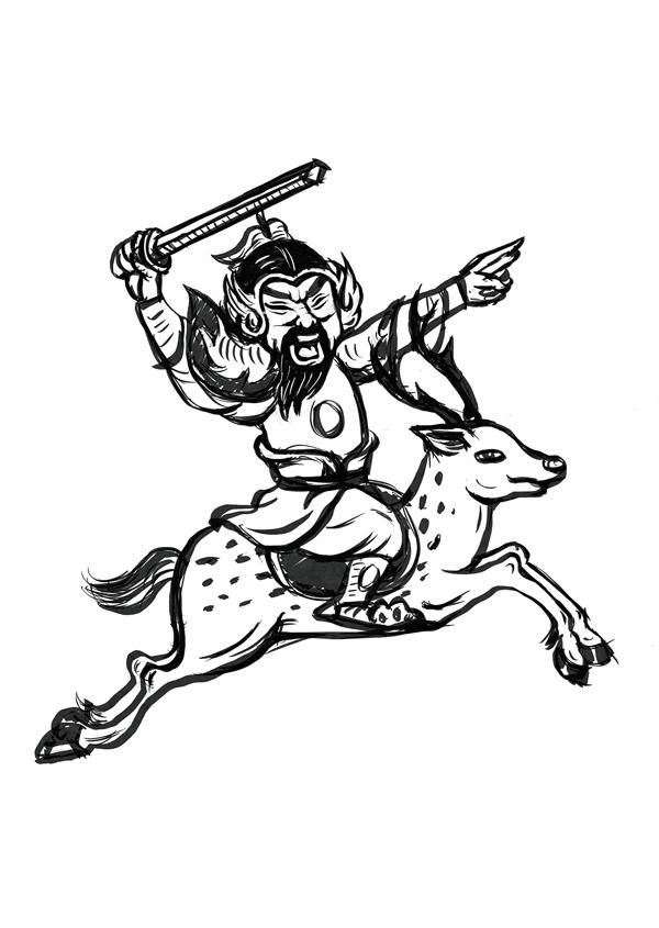 宫里面的衣服,这才是国潮t恤