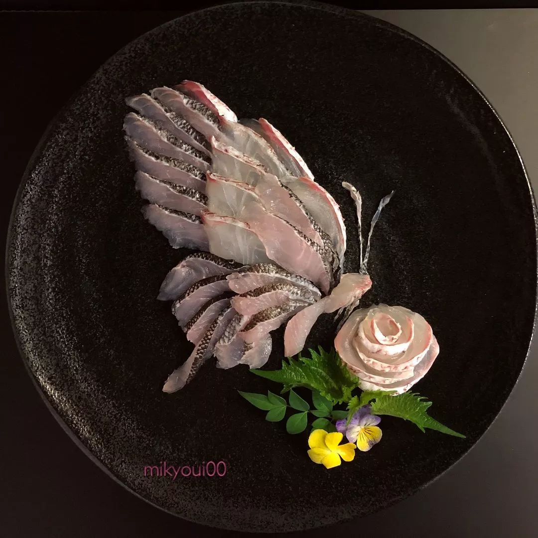 三文鱼作画,用三文鱼作画也能美到爆