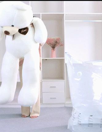 真空压缩袋压缩衣物,不用插电真空收纳压缩袋