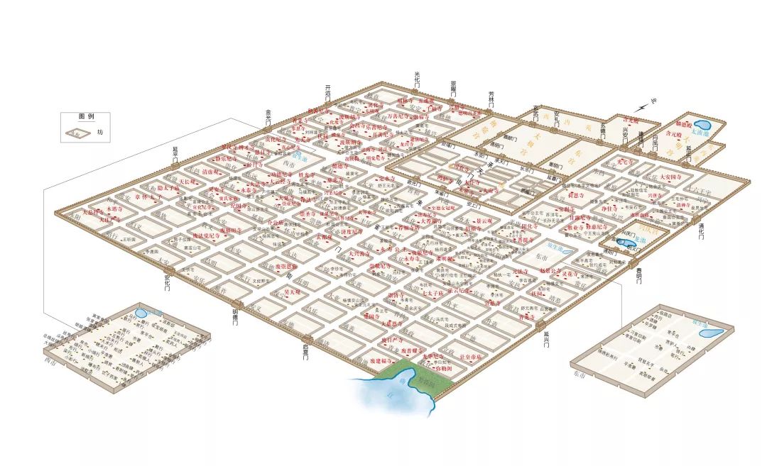 西安洛阳十三朝古都的比较,古都双子星城市