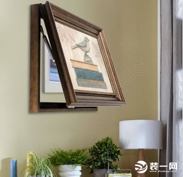 电表箱装饰画的滑轨怎么安装,安装电表箱装饰画