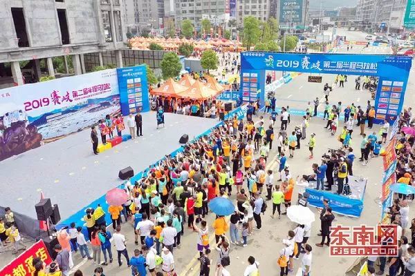 福安市赛岐马拉松,一路跑步一路美景