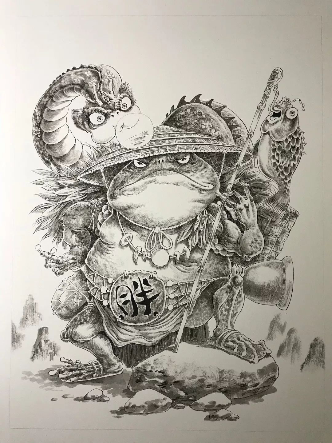 太震撼了！85后帅哥笔下的鬼神世界，迷倒了上万人......