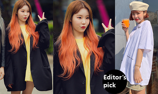 郑采妍woo完整版,nancy甜美造型盘点