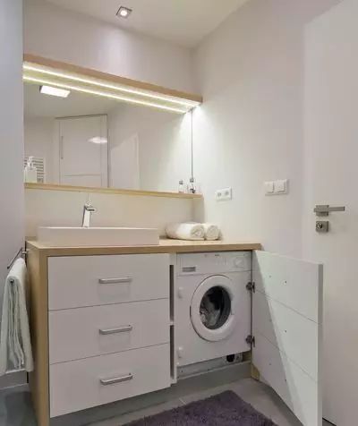 没有阳台怎么做洗衣房,楼梯下空间设计成洗衣房