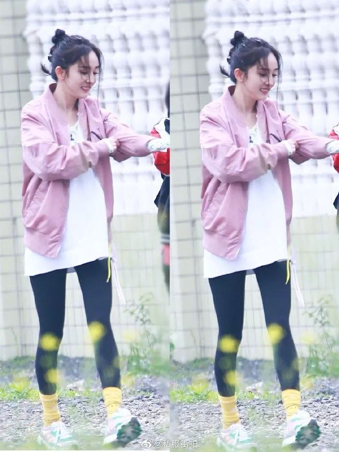 杨幂同款发型学生党双马尾,杨幂同款发型半扎双马尾