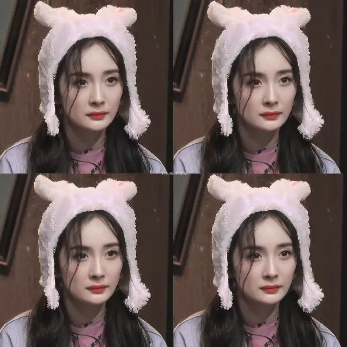 杨幂同款发型学生党双马尾,杨幂同款发型半扎双马尾