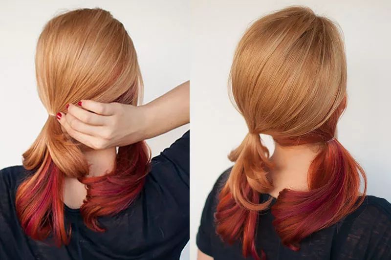 杨幂同款发型学生党双马尾,杨幂同款发型半扎双马尾