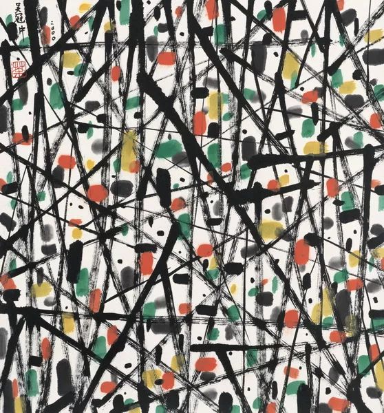 吴冠中的风筝不断线啥意思,吴冠中的风筝不断线作品欣赏