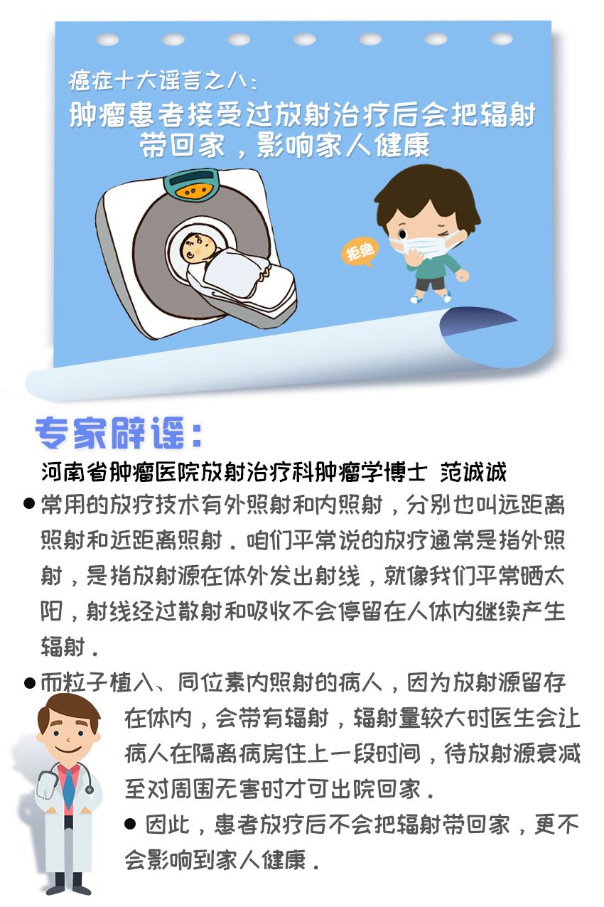 放射性治疗的辐射多久能消除,放射治疗后对身边人有辐射吗