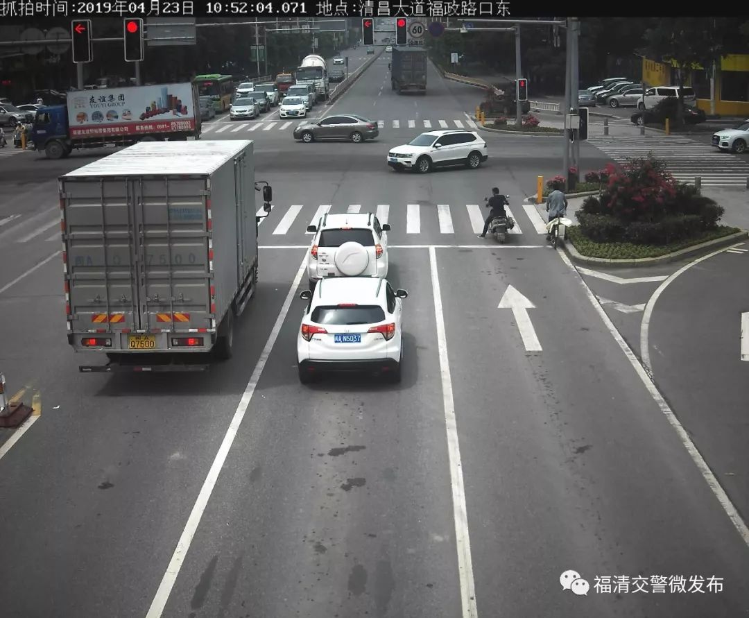 曝光！福清这些车辆闯禁行被拍！
