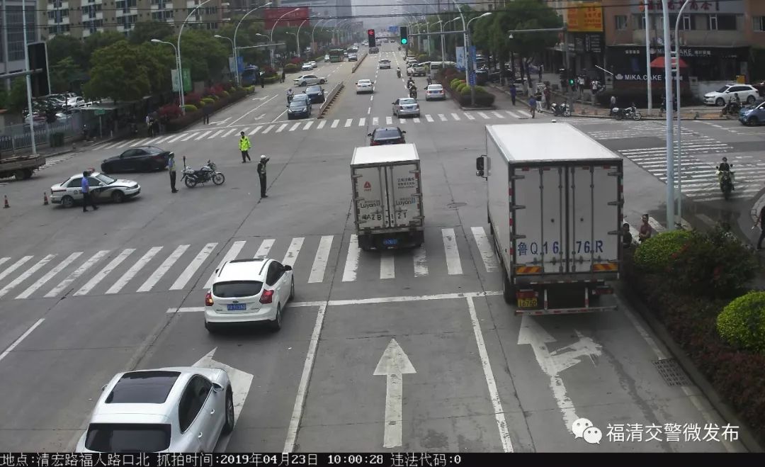 曝光！福清这些车辆闯禁行被拍！