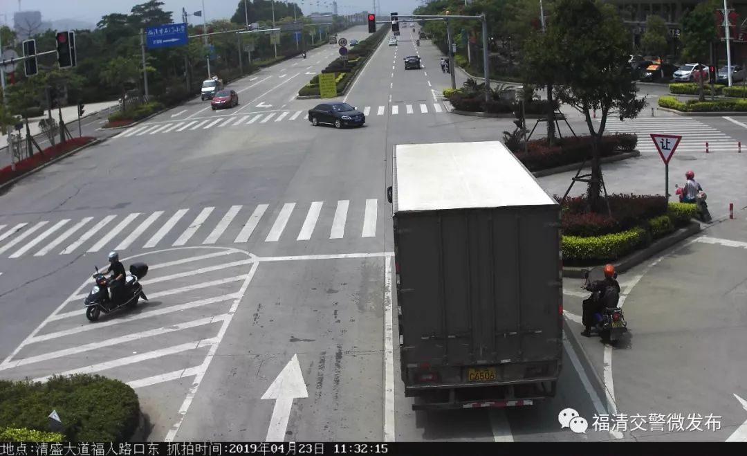 曝光！福清这些车辆闯禁行被拍！
