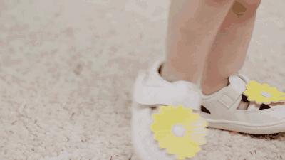 小蓝羊儿童凉鞋,舒适百搭不磨脚粗跟凉鞋推荐