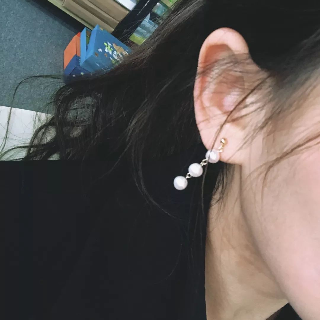 珍珠三圈耳环,耳饰珍珠推荐