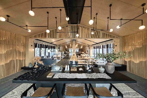 伶居设计｜保利云上西棠，一处村落售楼处设计