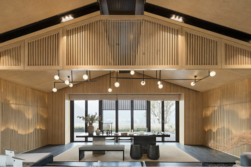 伶居设计｜保利云上西棠，一处村落售楼处设计