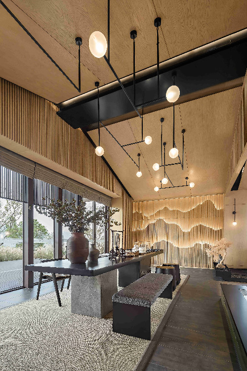 伶居设计｜保利云上西棠，一处村落售楼处设计