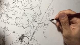 太震撼了!85后帅哥笔下的鬼神世界,迷倒了上万人......