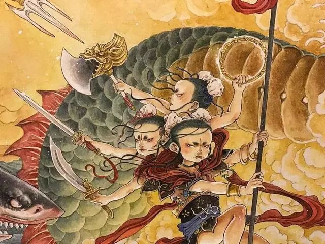 太震撼了！85后帅哥笔下的鬼神世界，迷倒了上万人......