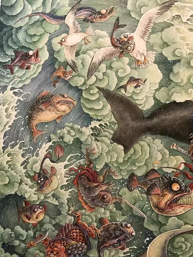 太震撼了！85后帅哥笔下的鬼神世界，迷倒了上万人......