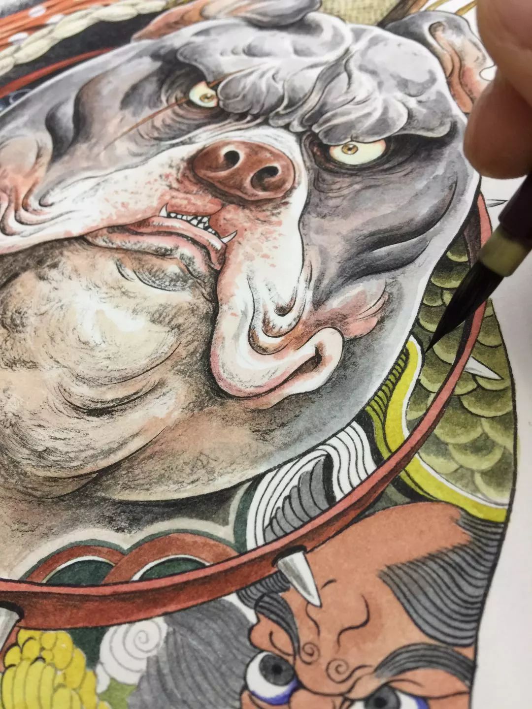 太震撼了!85后帅哥笔下的鬼神世界,迷倒了上万人......