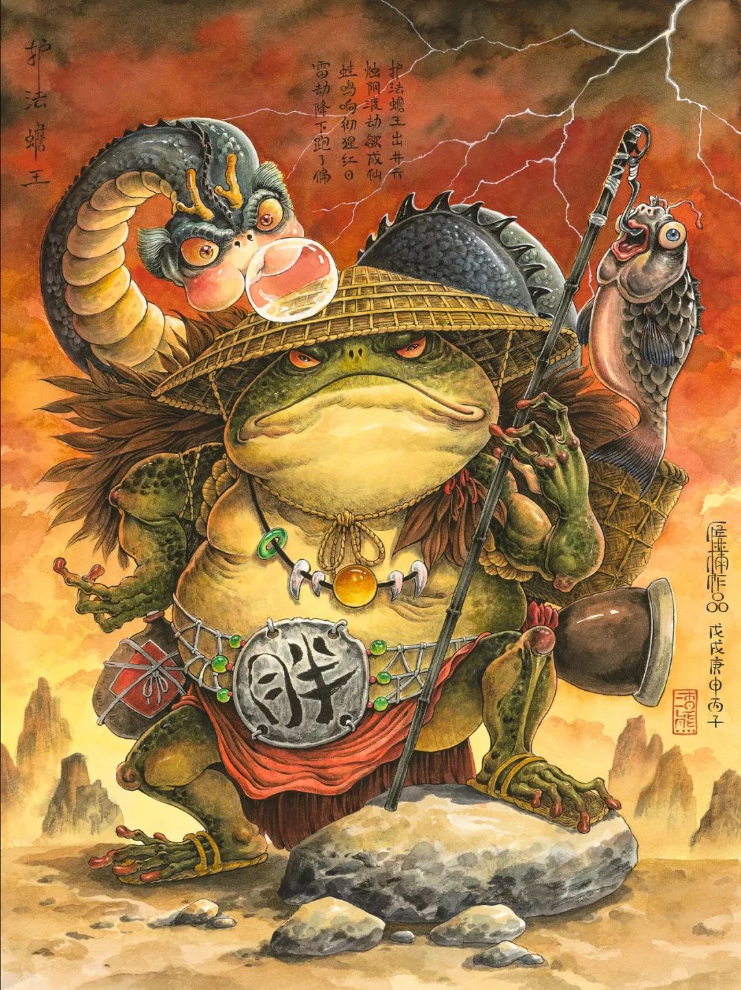 太震撼了!85后帅哥笔下的鬼神世界,迷倒了上万人......