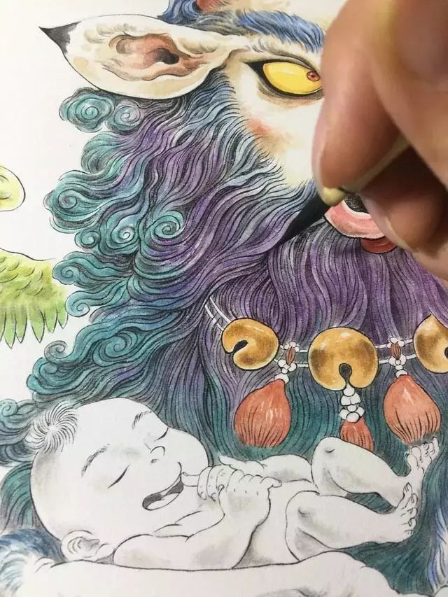 太震撼了!85后帅哥笔下的鬼神世界,迷倒了上万人......