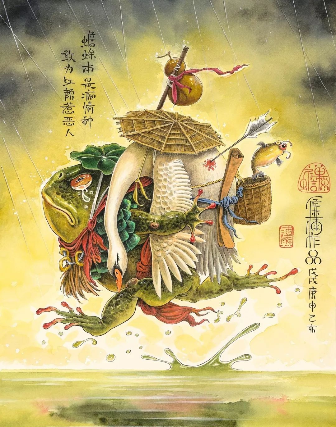 太震撼了！85后帅哥笔下的鬼神世界，迷倒了上万人......