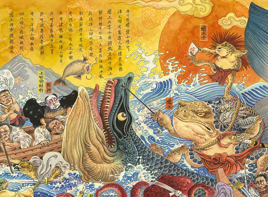 太震撼了!85后帅哥笔下的鬼神世界,迷倒了上万人......