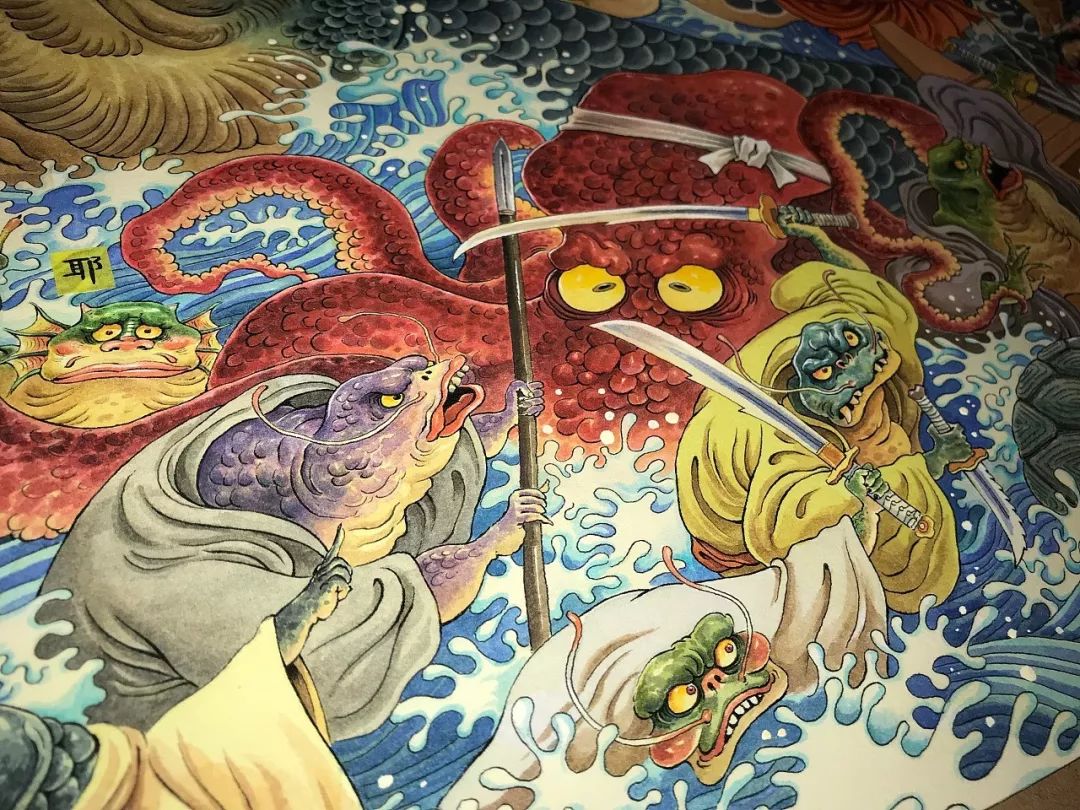 太震撼了!85后帅哥笔下的鬼神世界,迷倒了上万人......