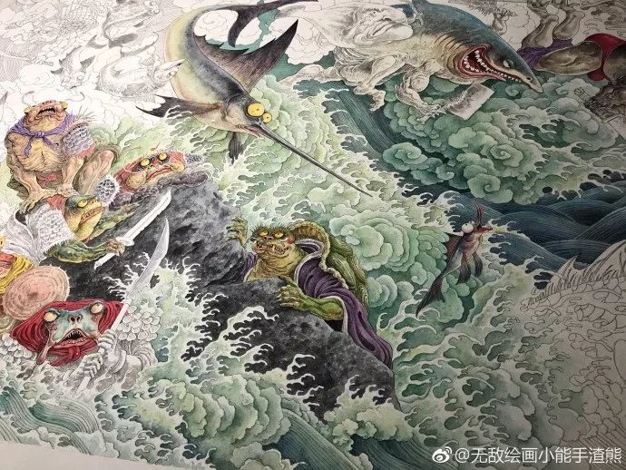 太震撼了!85后帅哥笔下的鬼神世界,迷倒了上万人......