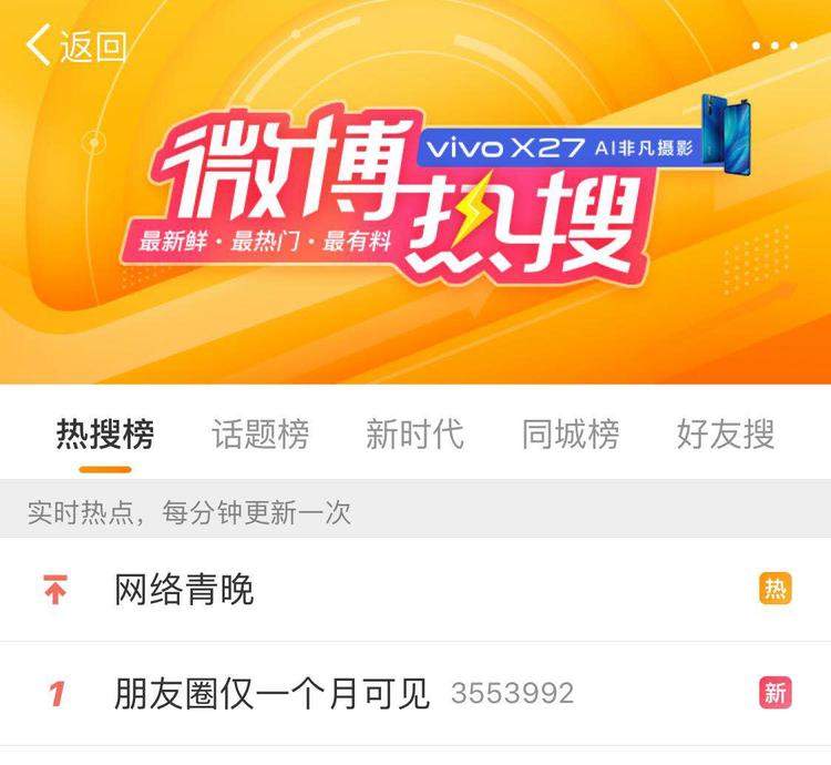 微信更新引爆热搜!朋友圈仅一个月可见是怎么回事朋友圈仅一个月可见怎么设置?