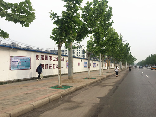 文化墙打造时尚扮靓社区,示范区装扮