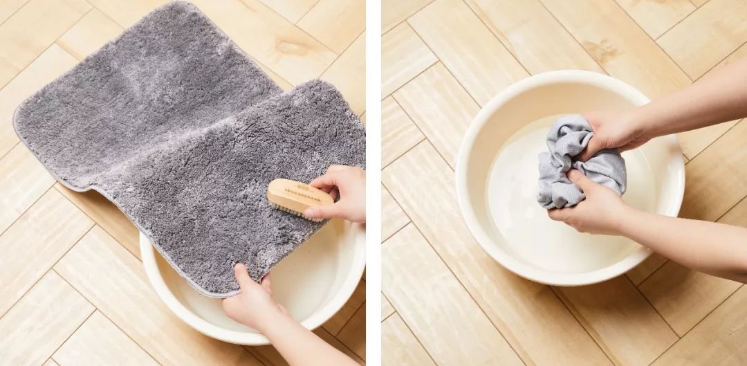 时尚地垫瞬间吸水,神奇的吸水地垫