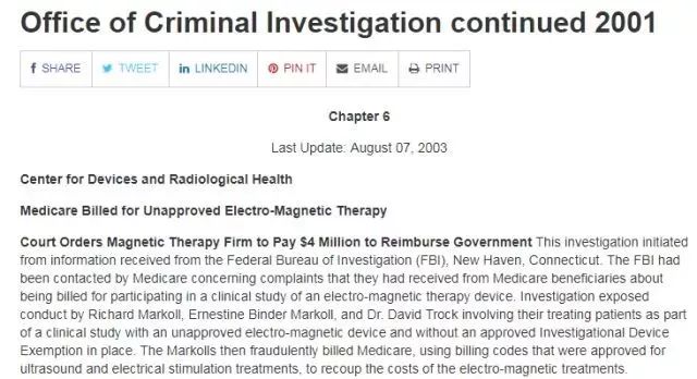 美国保健骗局,外国保健骗局