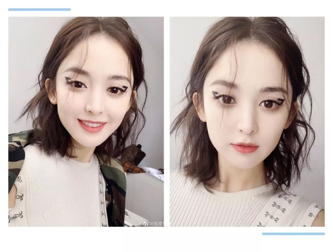 娜扎浓颜系妆,娜扎快乐大本营妆容