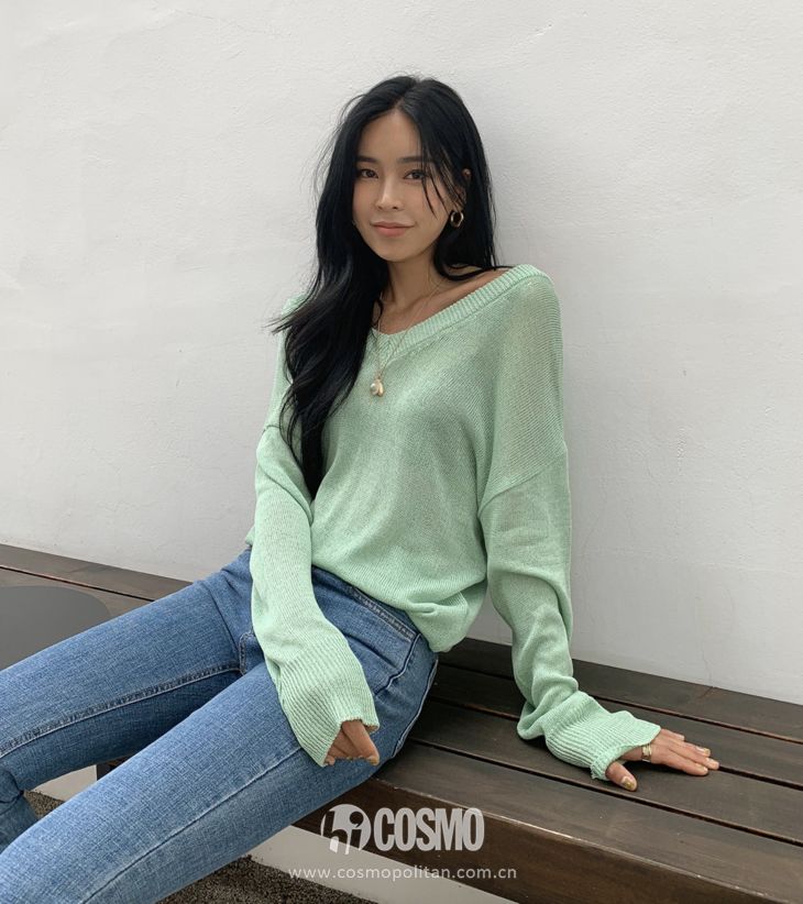 朴敏英healer同款针织衫,朴敏英穿高领毛衣图片