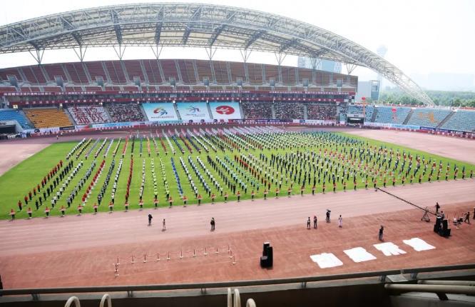 嘉兴市南湖区第九届运动会开幕式,嘉兴三校联合运动会开幕式