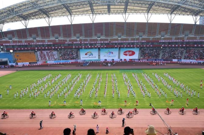 嘉兴市南湖区第九届运动会开幕式,嘉兴三校联合运动会开幕式