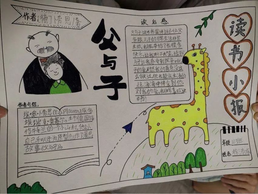 品味翰墨文香,记录阅读时光——丁荷111班阅读小报