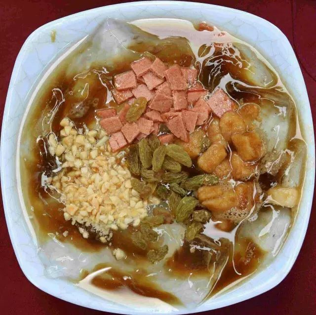 冰粉夏季糖水,冰冻西米露凉粉