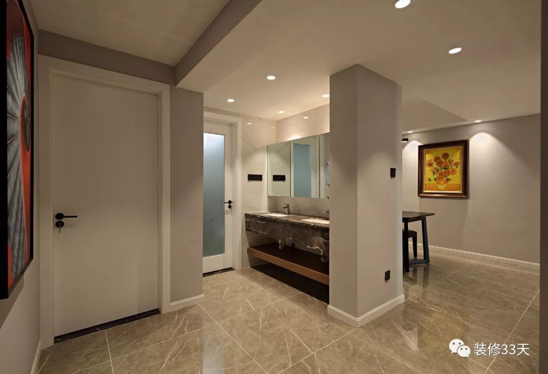 电视墙整面柜带隐形门小户型,四室高级感隐形门电视墙