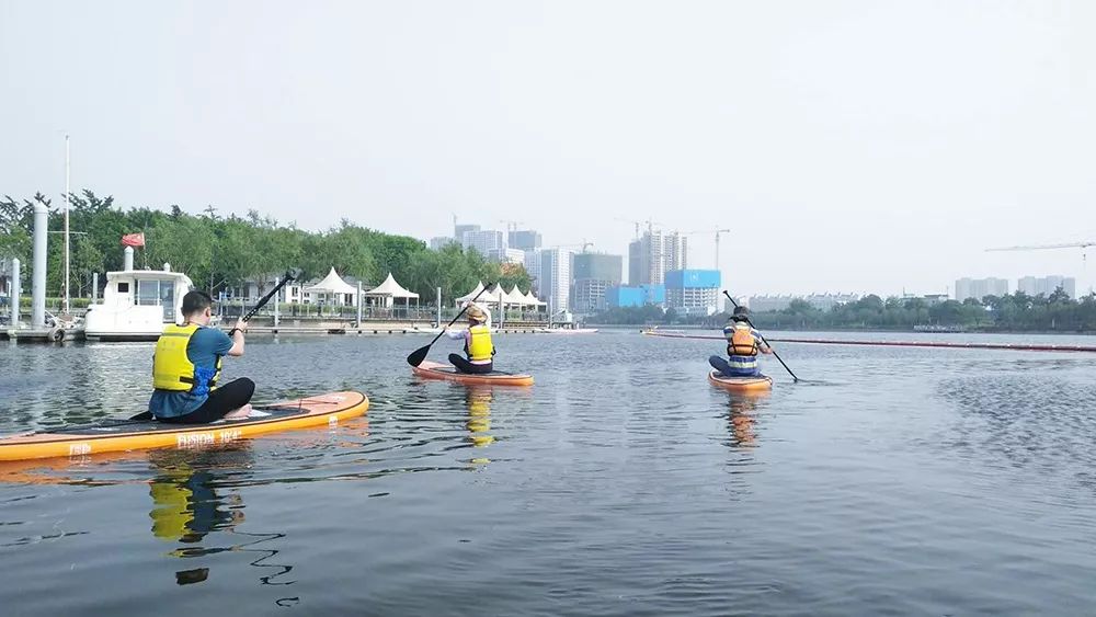 sup塑料皮划艇,summer皮划艇初体验