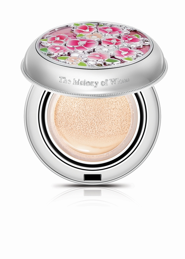 whoo后雪玉凝白幻彩防晒气垫,whoo后金属气垫