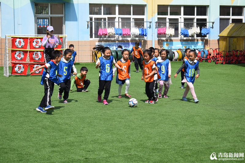 幼儿园足球教学试点,幼儿园四人组足球课程